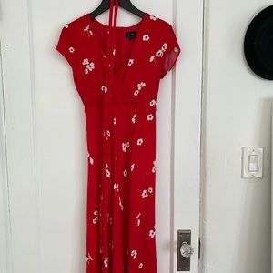 Bardot flower dress